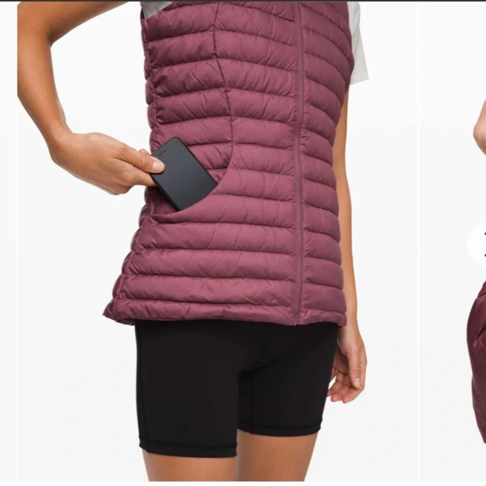 Lululemon Pack It Down Vest In Plumful Size 10 NWOT